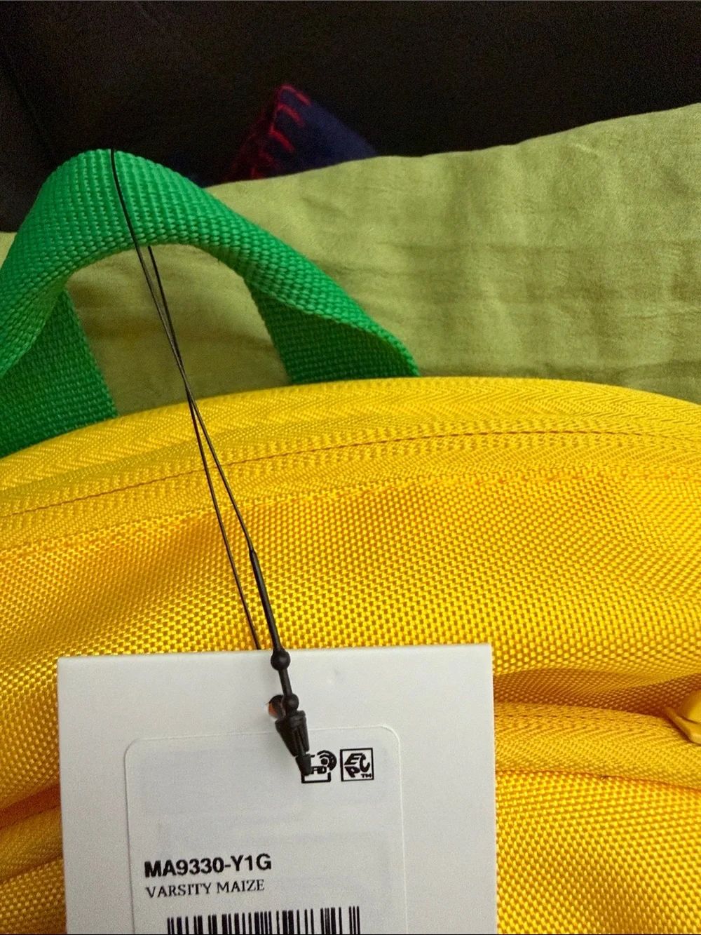 Jordan FIFA Brasil Yellow and Green Logo Backpack